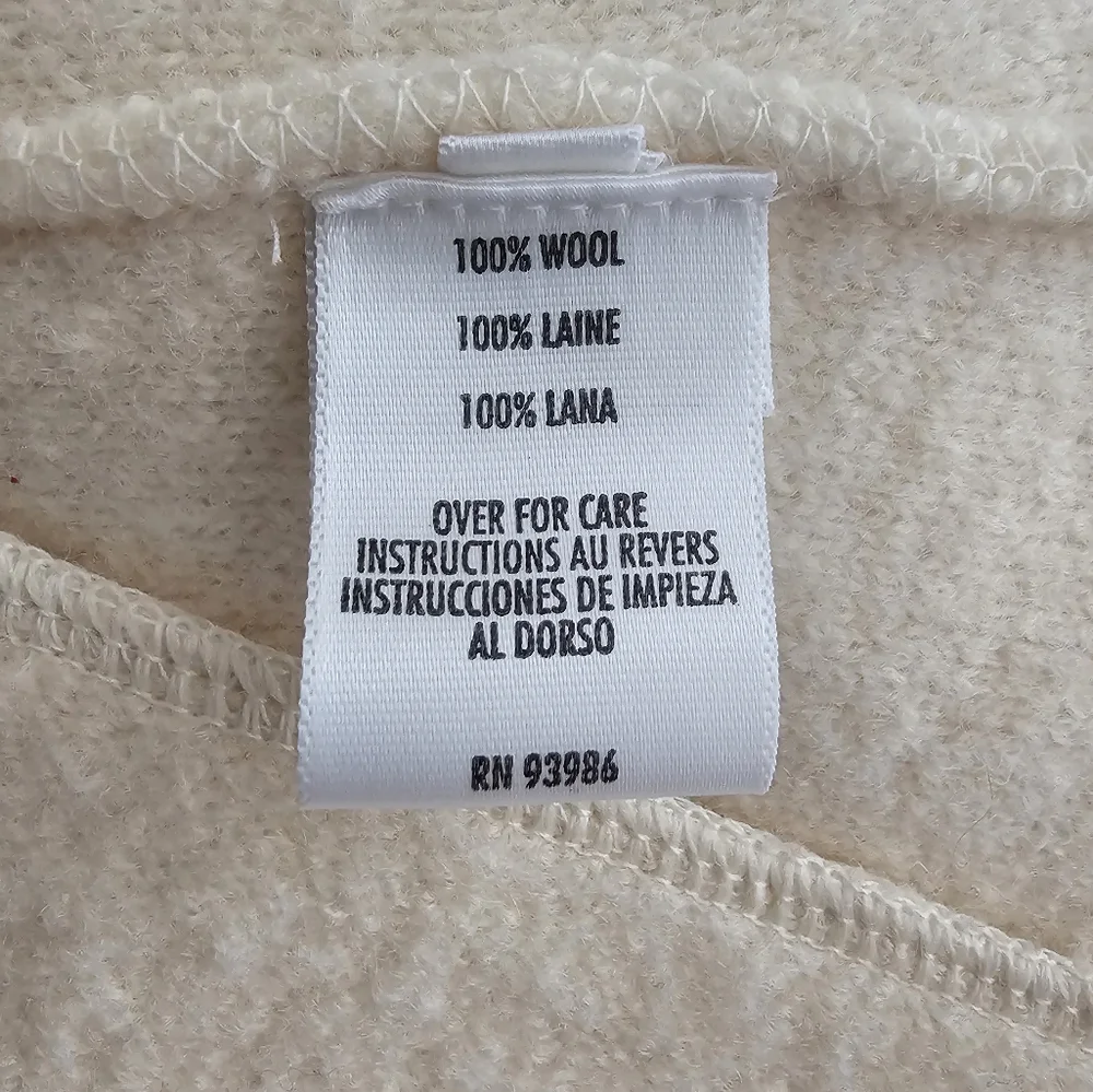 Petite Sophisticate 100% Boiled Wool Jacket | Like New | XSP | Cream - Picture 15 of 16